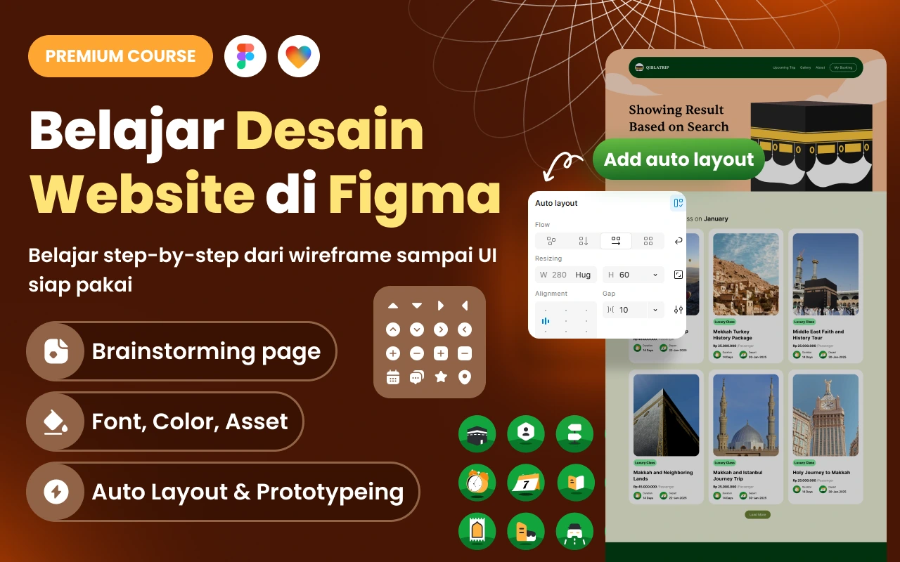 Foto kelas UI UX Figma to No-Code Lovable AI: Bikin Web Paket Umroh